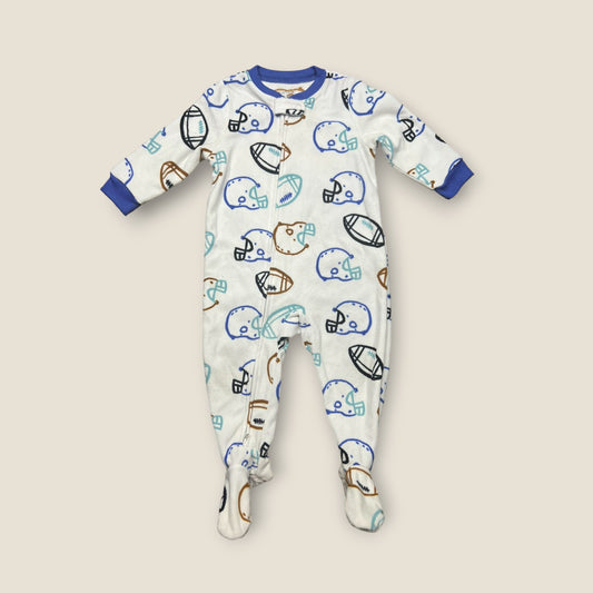 Pijama Fleece con piecitos 12 meses Carters