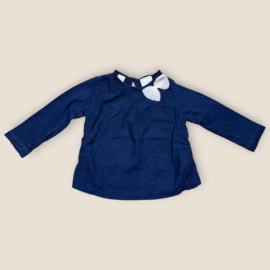 Blusa manga larga 12 meses Zara